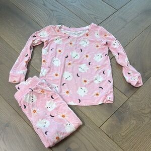 Pink Kids Pajamas with Print